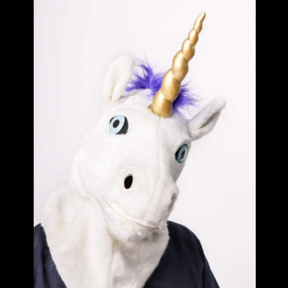 Unicorn Head Mask Halloween Costume - Picture 5 of 10